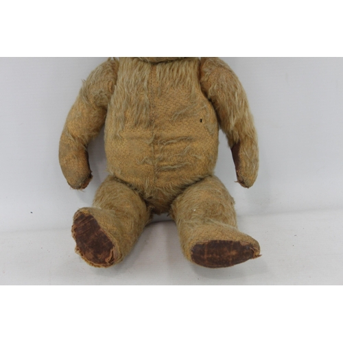 413 - A 1930s Chad Valley mohair jointed teddy bear with squeaker and glass eyes