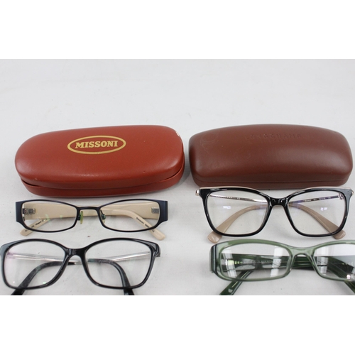 454 - A collection of spectacles to include Gucci, Chloe, Missoni, Longchamp etc.