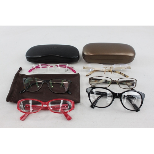 455 - A collection of spectacles to include Gucci, Ray-Ban, Versace etc.