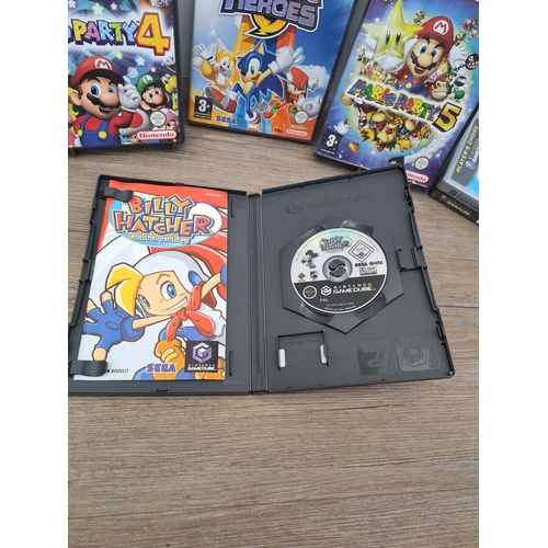 678 - A collection of Nintendo GameCube games to include sealed Sonic Heroes, Harvest Moon - A Wonderful L... 