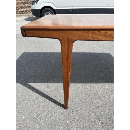 185 - A Younger teak rectangular extending dining table - approx. 73cm high x 93cm wide x 242cm long when ... 