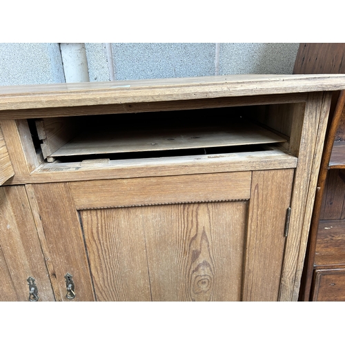 5 - A Victorian pine sideboard - approx. 97cm high x 139cm wide x 65cm deep