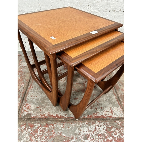 79 - A G Plan Astro teak nest of three tables