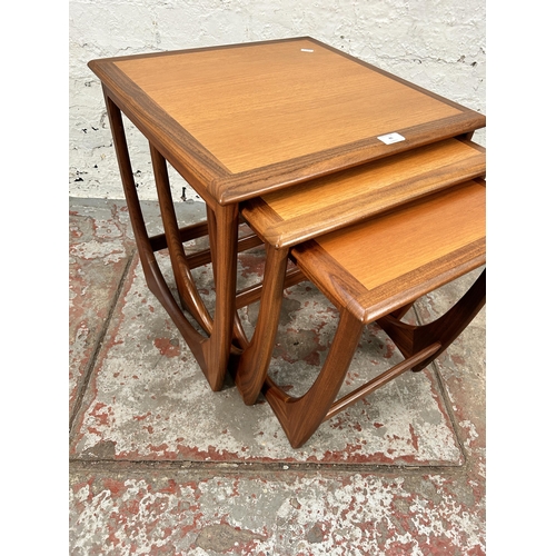 80 - A G Plan Astro teak nest of three tables