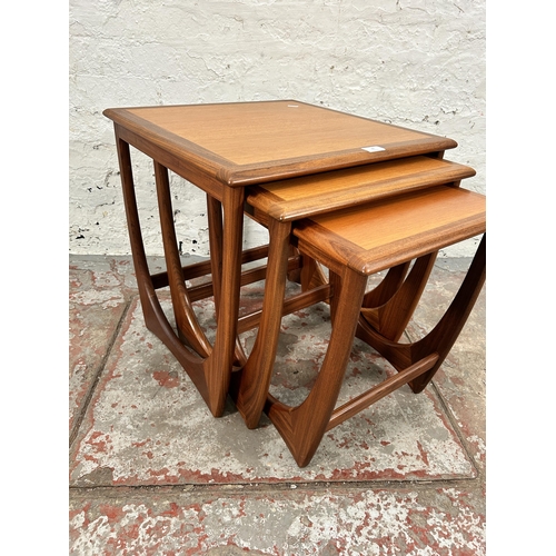 80 - A G Plan Astro teak nest of three tables