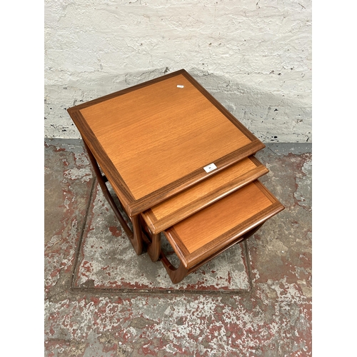 80 - A G Plan Astro teak nest of three tables