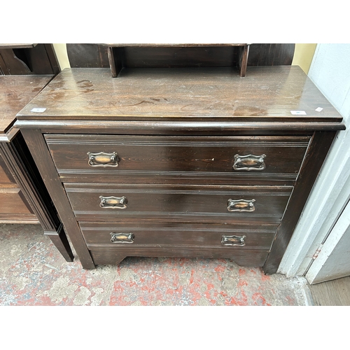 84 - Two Edwardian dressing chests