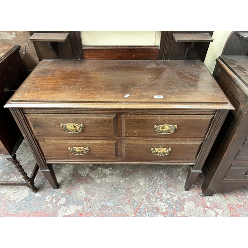 84 - Two Edwardian dressing chests