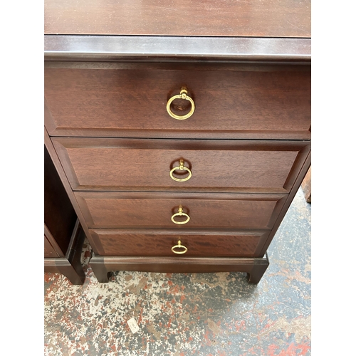 210 - Two mid 20th century teak media cabinets