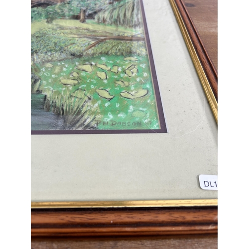 273 - A 19th century gilt framed Paul Marny (1829-1914) watercolour - approx. 70cm high x 57cm wide