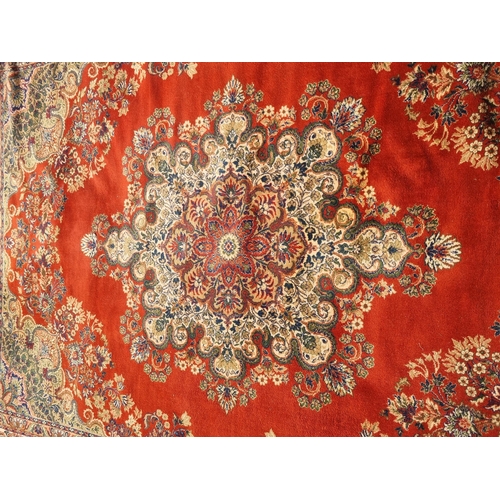 112 - A Keshan Super floral pattern rug - approx. 360cm x 275cm