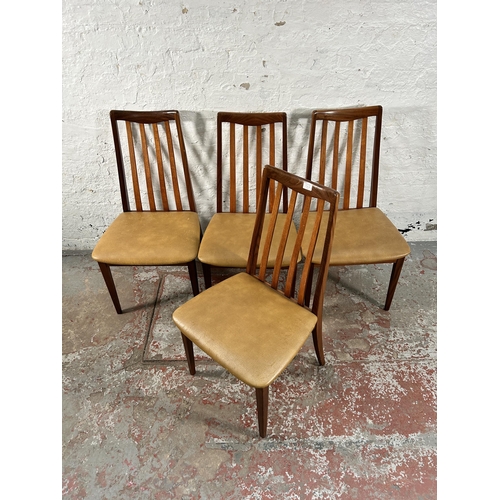 196A - Four G Plan Fresco teak dining chairs