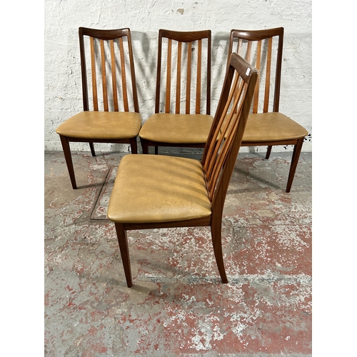 196A - Four G Plan Fresco teak dining chairs