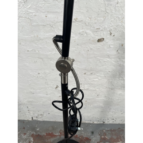 175 - An IKEA Arod black metal floor lamp - approx. 154cm high