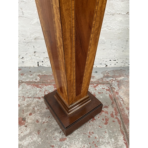 205 - A 19th century style mahogany and satinwood jardinière stand - approx. 101cm high