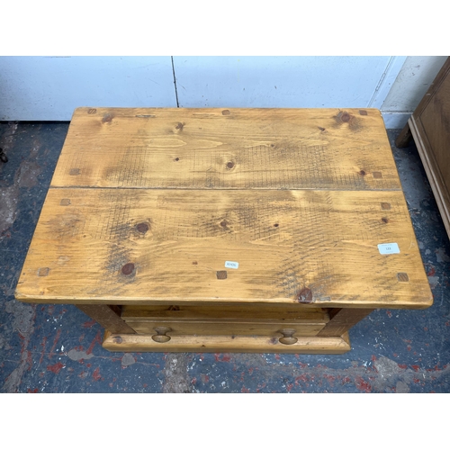 122 - A pine TV stand