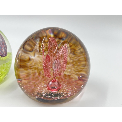 299 - Two Caithness limited edition paperweights, one Desert Orchid no. 665/750 and one Bagatelle no. 627/... 