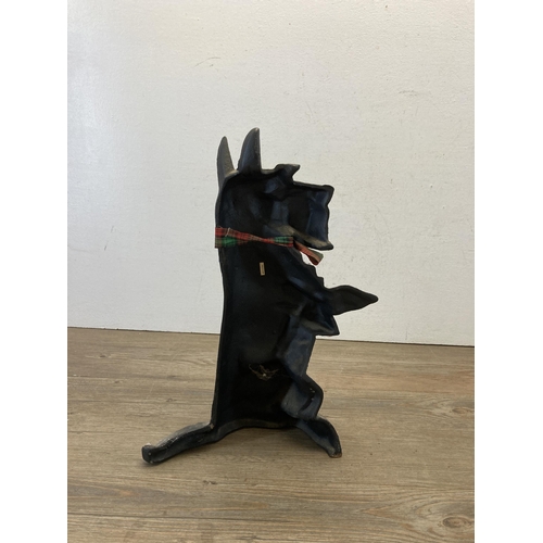 388 - A cast iron Westland Terrier doorstop - approx. 36cm high