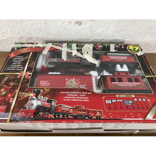 Eztec santa best sale express train set