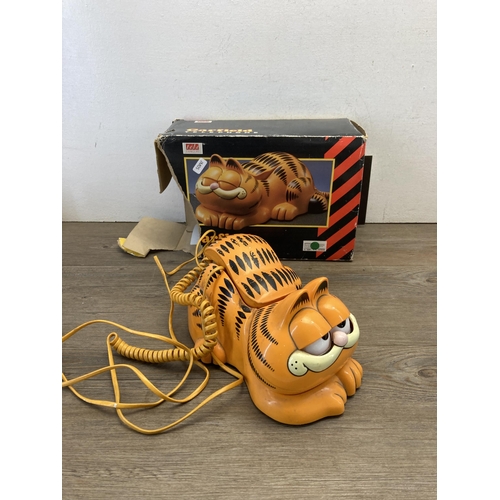 403 - A boxed Tele Concept Garfield telephone