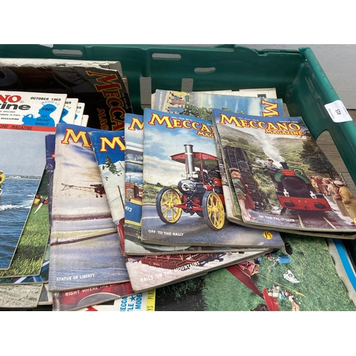 415 - A large collection of mid 20th century Meccano magazines