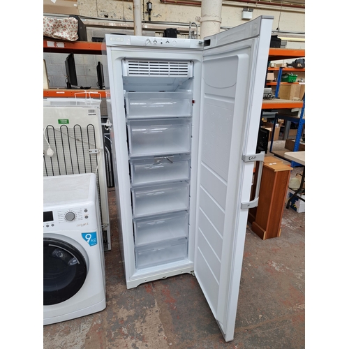 732 - A Hotpoint Future FZS175 frost free upright freezer - approx. 175cm high