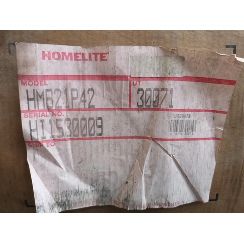 773 - A boxed Homelite HMB21P42 Maxi Bagger petrol lawn mower