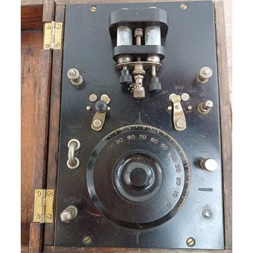 580 - An early 1920s Edison Bell Type B crystal radio set