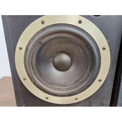 592 - A pair of Wharfedale Laser 400 three-way 6Ω hi-fi speakers