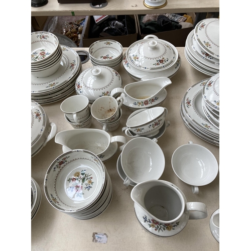 347 - A large collection of Royal Doulton Kingswood dinnerware to include two coffee pots, teapot, dinner ... 