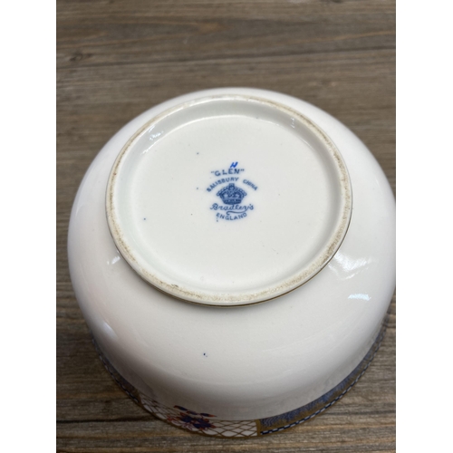 349A - A collection of 1920's Salisbury China Glen teaware