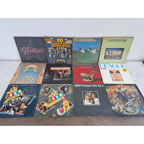 619 - A collection of LP vinyl records to include Uriah Heep, Saxon, The Who, Thin Lizzy, Faces, Jackson B... 