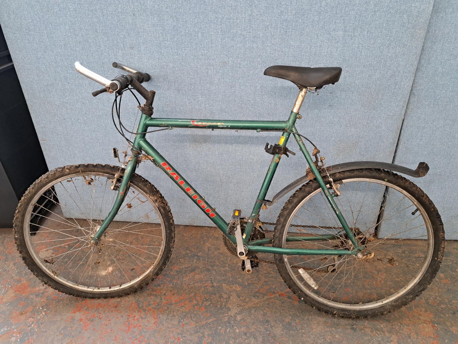 A vintage Raleigh Boulder mountain bike