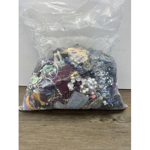 444 - Approx. 10kg of assorted costume jewellery