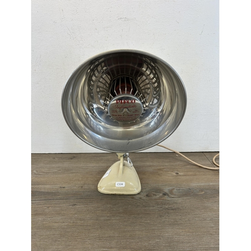 499 - A mid 20th century Pifco Infradette cream metal heat lamp - approx. 40cm high