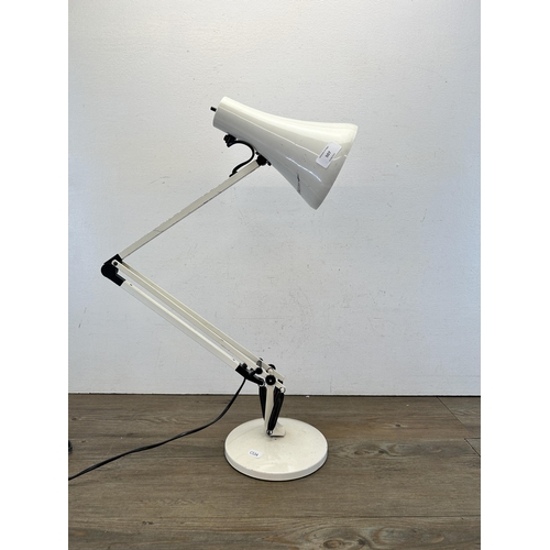 507 - An Anglepoise Model 90 white metal desk lamp