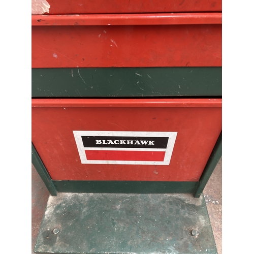 882 - A Blackhawk P.188 MK2 mechanics metal tool chest on castors - approx. 90cm high x 56cm wide x 60cm d... 