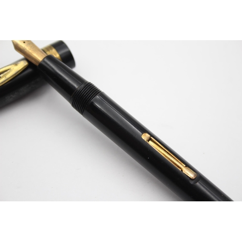 2280 - A Waterman L3 black fountain pen with 14ct gold nib