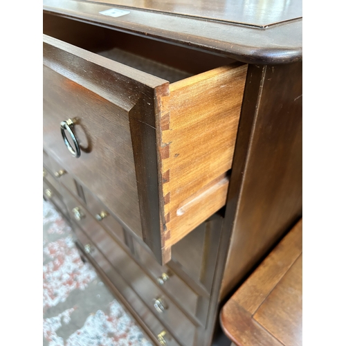 36 - A Stag Minstrel mahogany chest of drawers