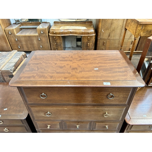 36 - A Stag Minstrel mahogany chest of drawers