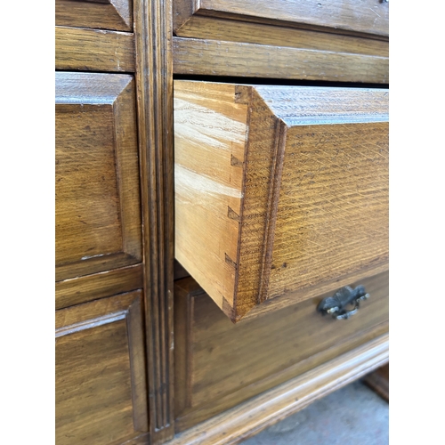 178 - An Edwardian Ralph Johnson Warrington carved oak bureau