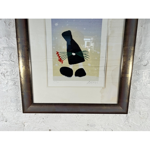 298 - A framed Mackenzie Thorpe artist proof pencil signed limited edition 36/65 print - approx. 122cm hig... 