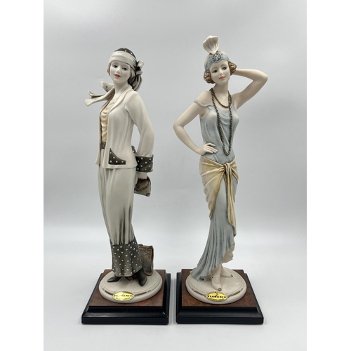 326 - Two Giuseppe Armani Florence resin figurines, one Colette and one Regine