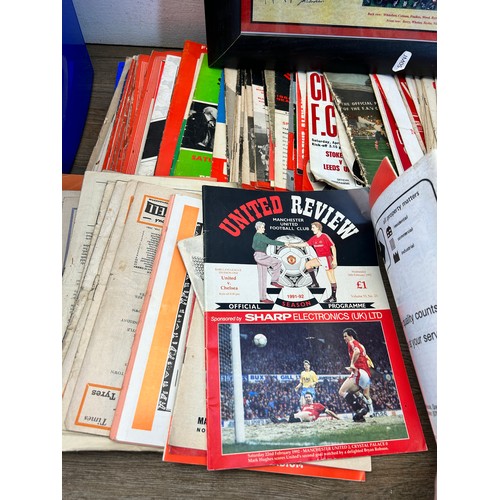 547 - A large collection of football match day programmes to include The Alexandra Football Special circa ... 