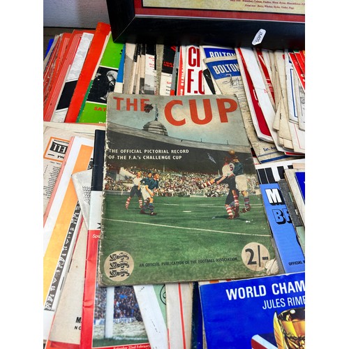 547 - A large collection of football match day programmes to include The Alexandra Football Special circa ... 