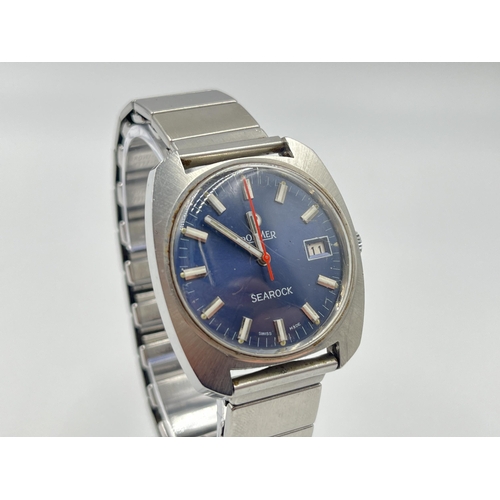 2219 - A 1970s Roamer Searock mechanical 33mm men's wristwatch