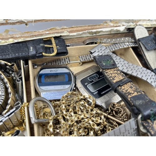 2230 - A collection of wristwatches, tools and accessories to include Citizen 7 automatic, Sekonda, bracele... 