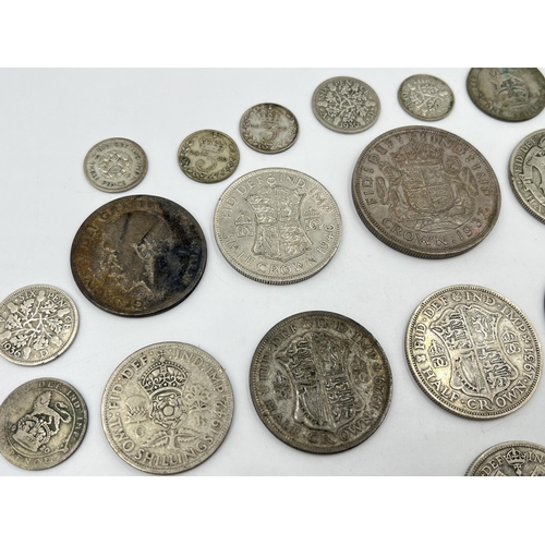 2356 - Approx. 320 grams of 50% silver British coins