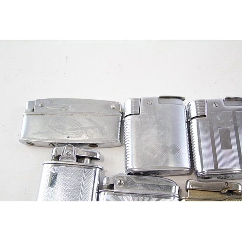 668 - Twelve vintage cigarette lighters to include Colibri, Ronson, Mosda etc.