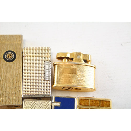 670 - Ten vintage ciagrette lighters